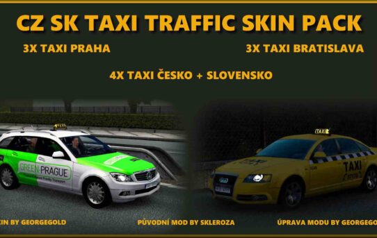 CZ SK Taxi Traffic Skin Pack