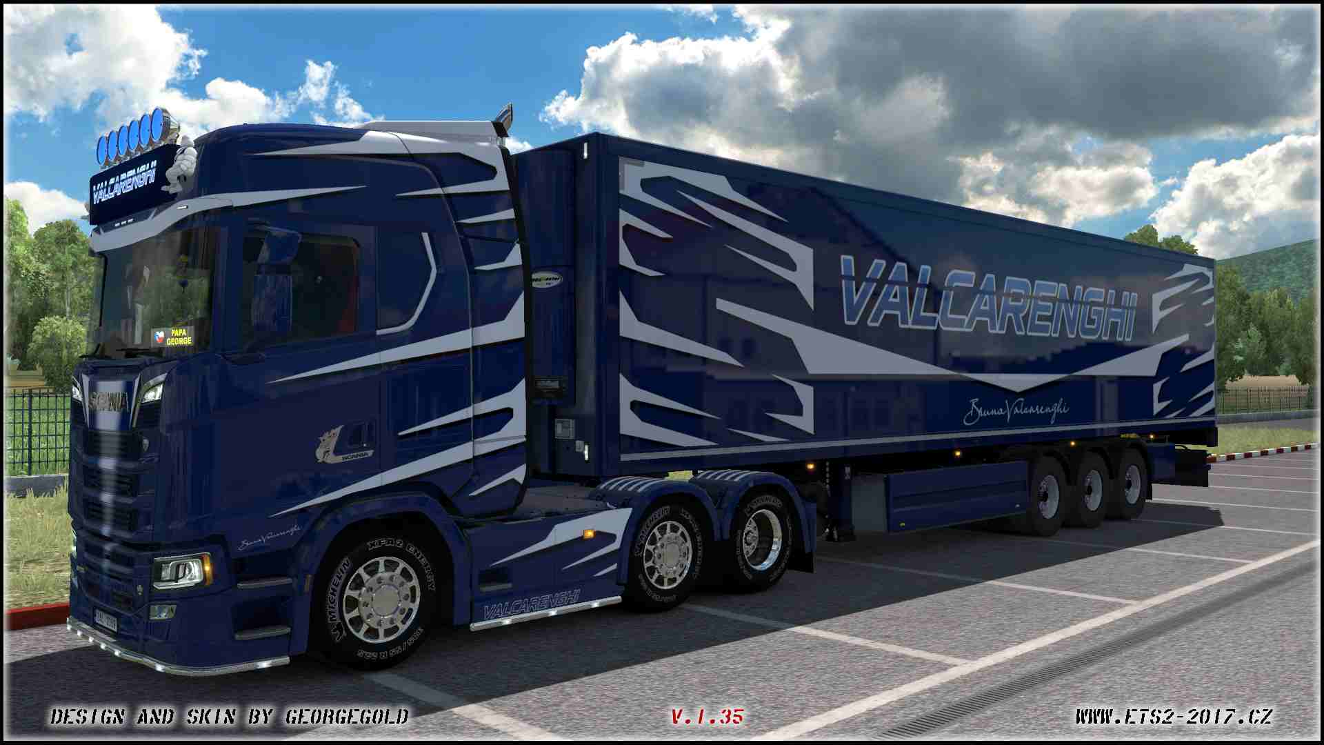 Combo Scania S NG Valcarenghi Blue Return