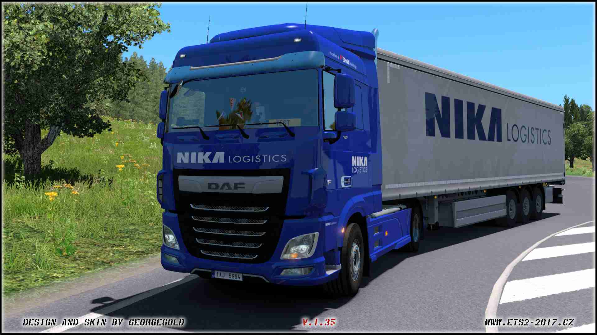 Combo Daf XF Euro6 Nika Logistics