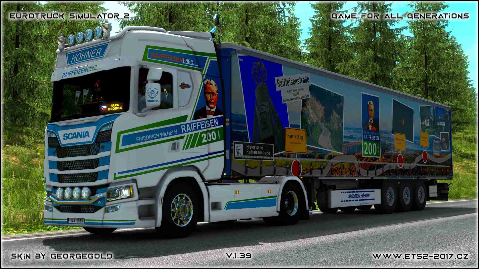 Combo Scania S NG Hohner Spedition