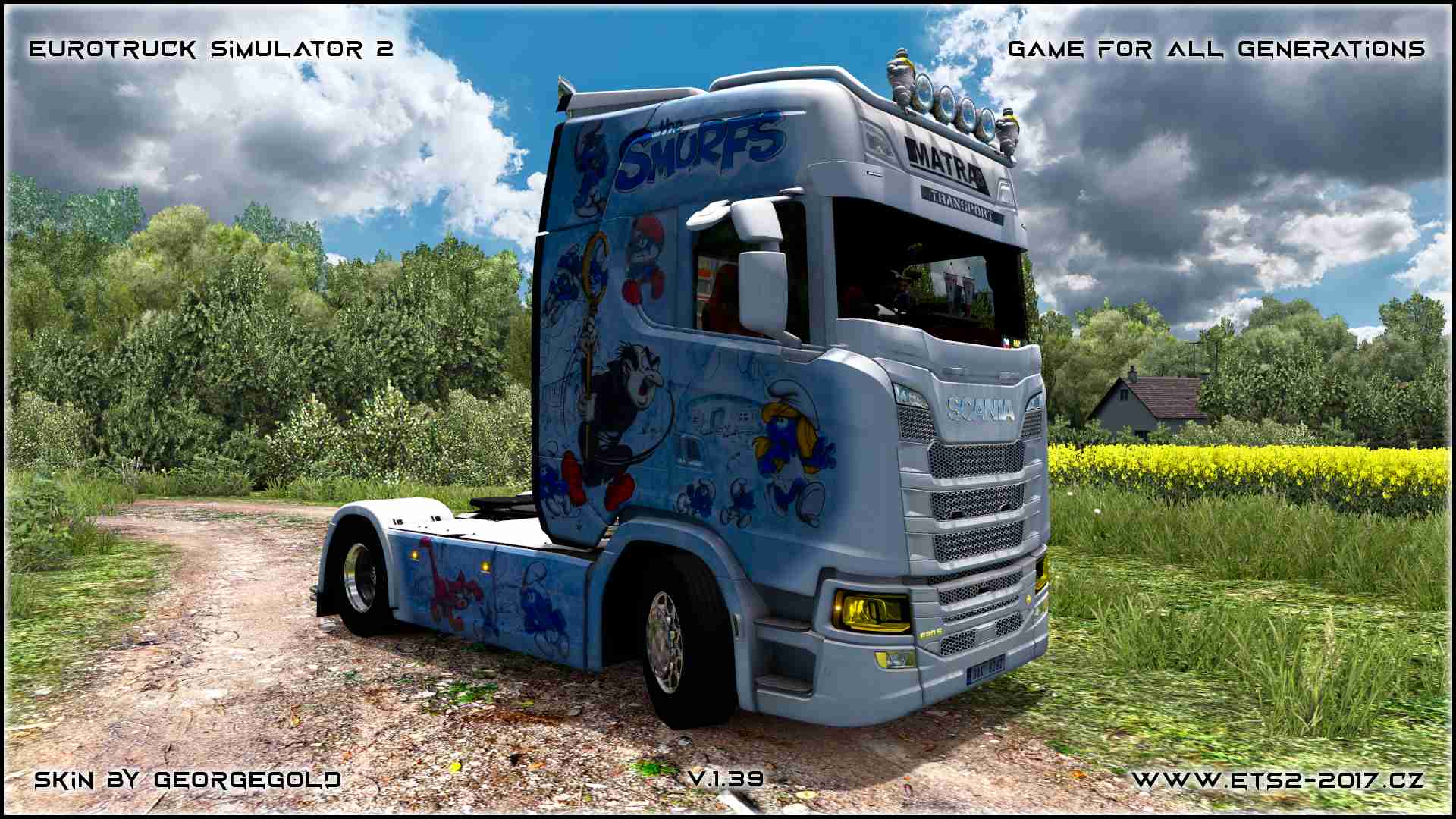 Scania NG S Matra Smurfs