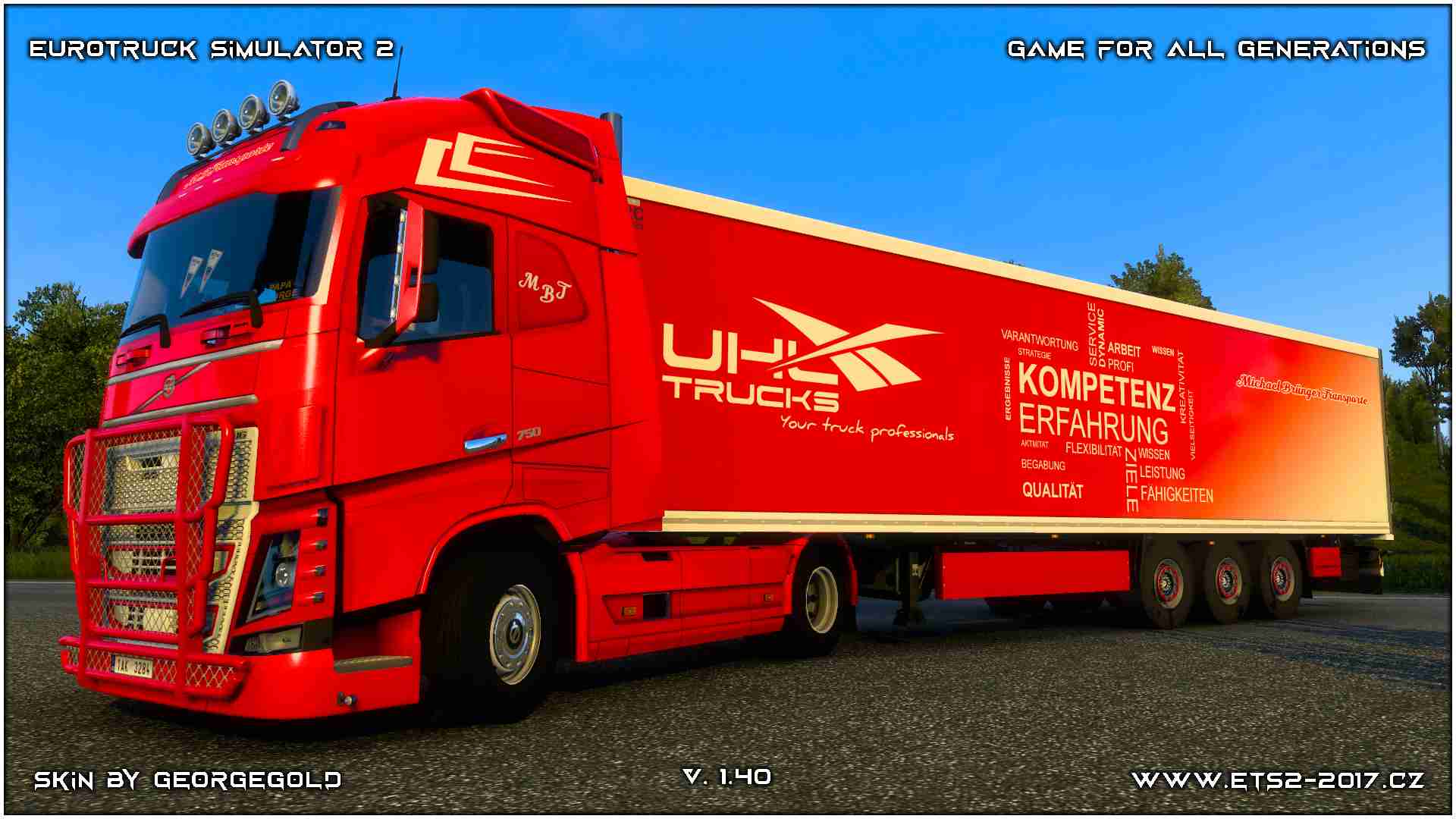 Combo Volvo FH 2012 MB Transporte Red