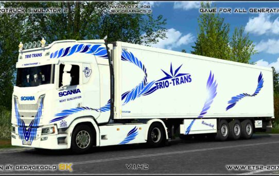 Combo Scania S NG Trio Trans Blue