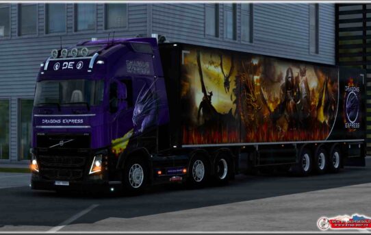 Combo Volvo FH 16 Dragons Express