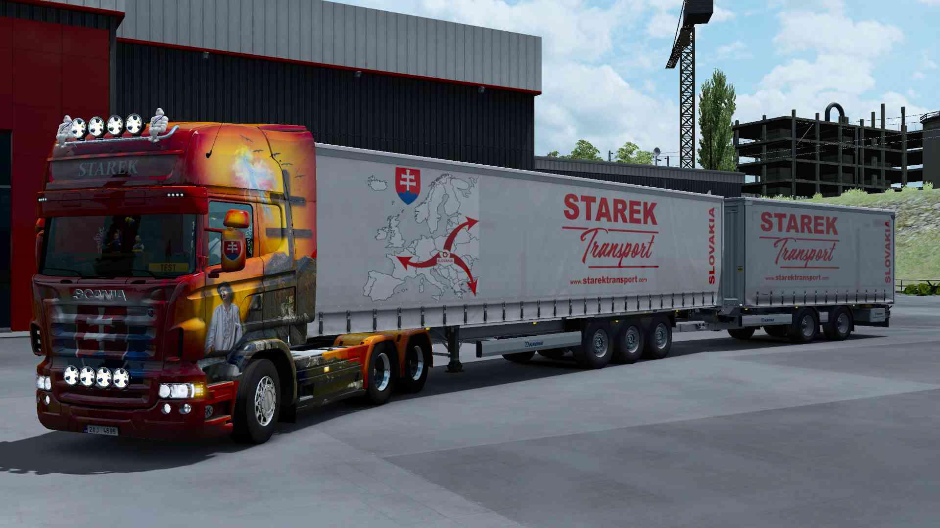 Combo Scania RJL Starek Transport